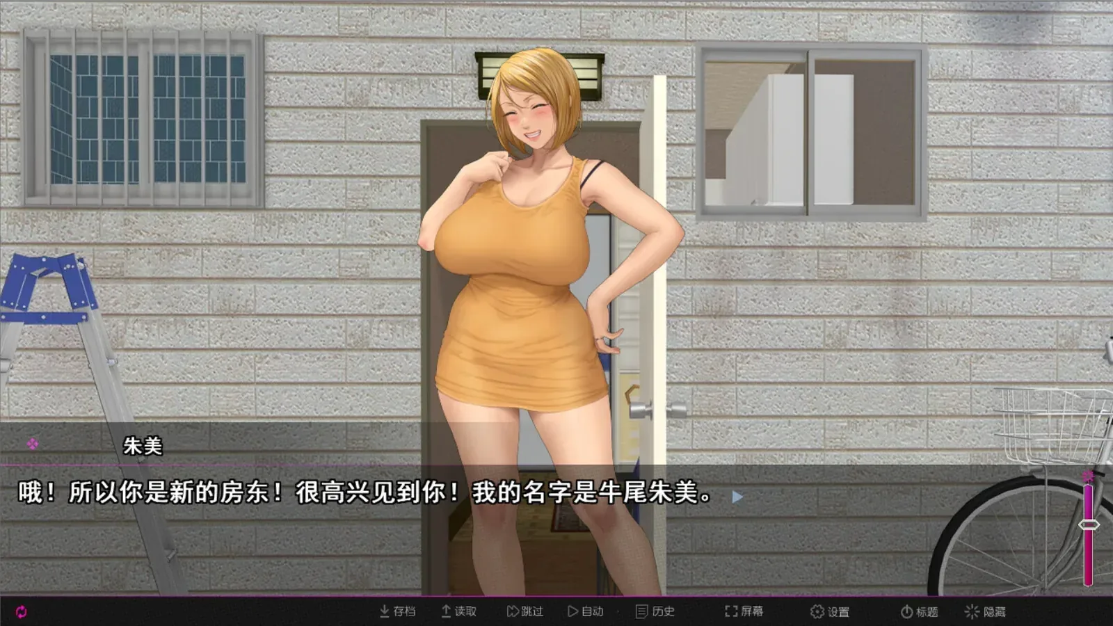 纯情房东撬房客16:9游戏画面